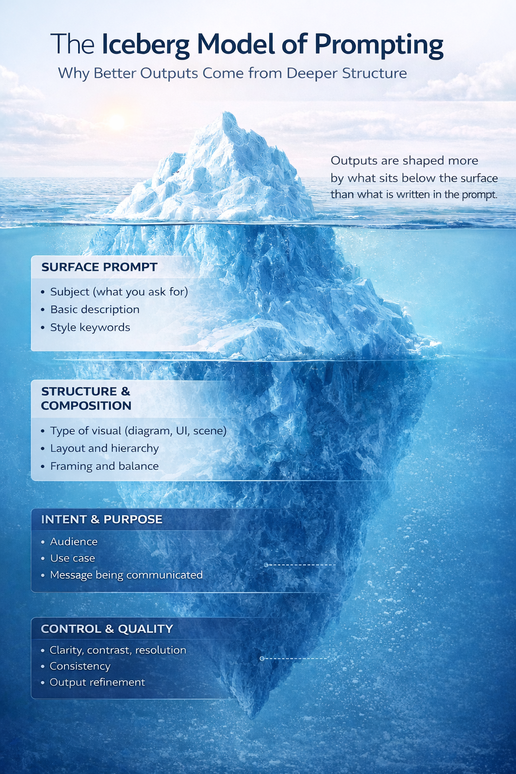 The Iceberg Model of Prompting